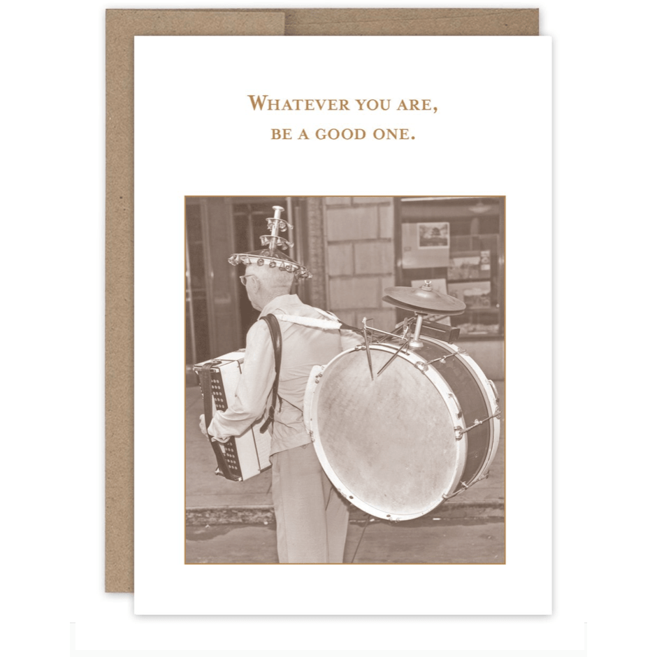 Be a Good one Birthday Card SM690 - White Farmhouse Flowers