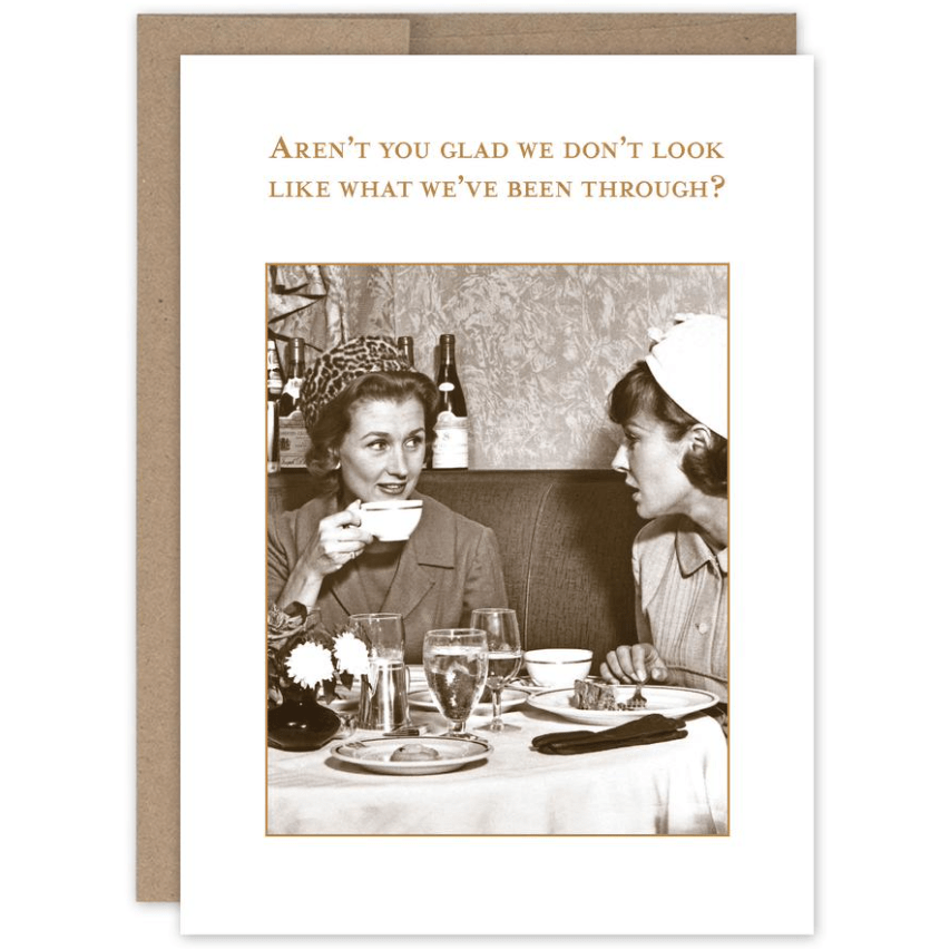 Been Through Birthday Card SM663 - White Farmhouse Flowers