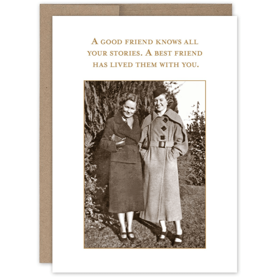 Best Friend Birthday Card SM633 - White Farmhouse Flowers
