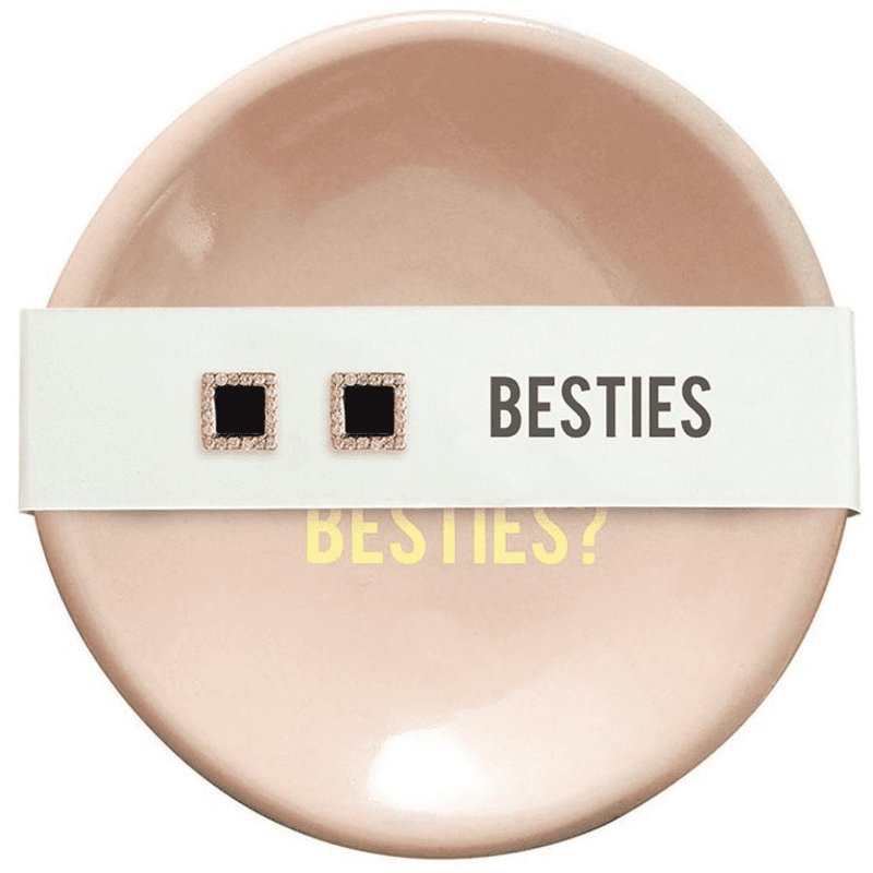 Besties Dish & Earrings.