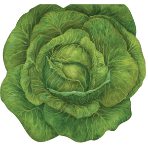 Cabbage Die Cut Placemat.