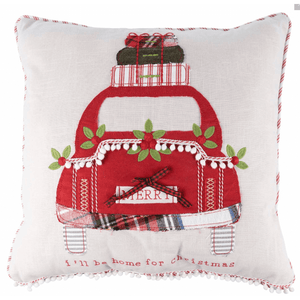I'll be home for Christmas Pillow.