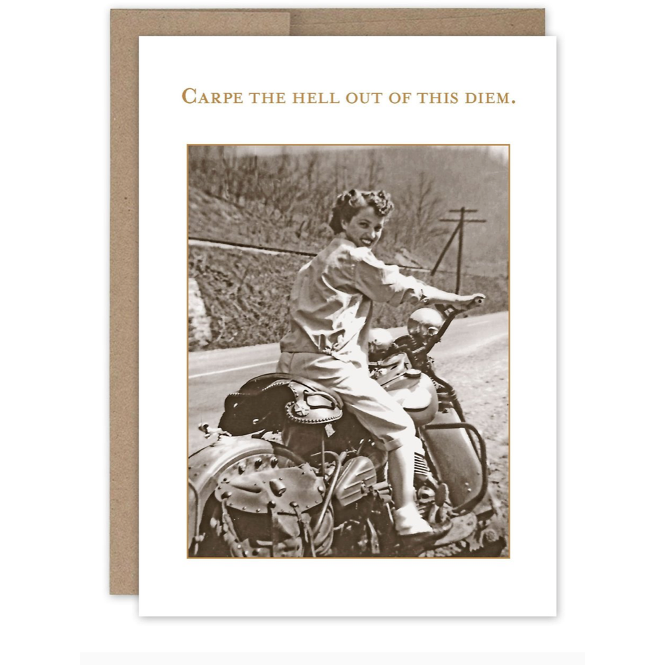Carpe Diem Traveled Birthday Card SM586.