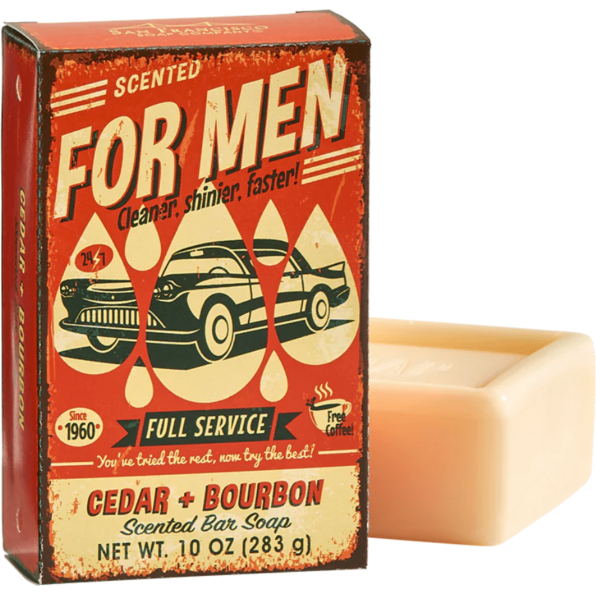 Cedar & Bourbon Bar Soap.