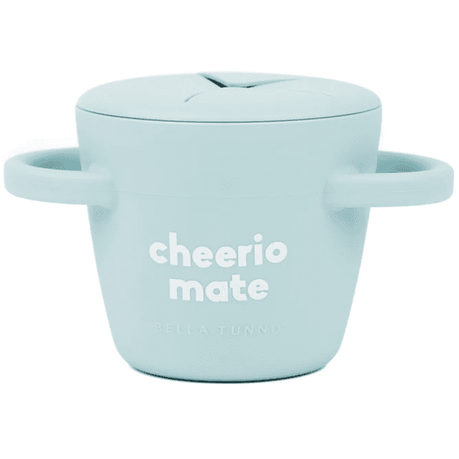 Cheerio Mate Happy Snacker - White Farmhouse Flowers