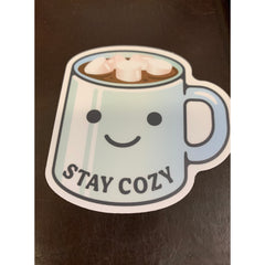 Stay Cozy Sticker.