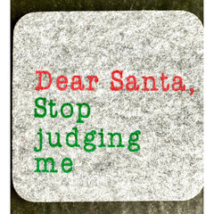 Dear Santa stop judging