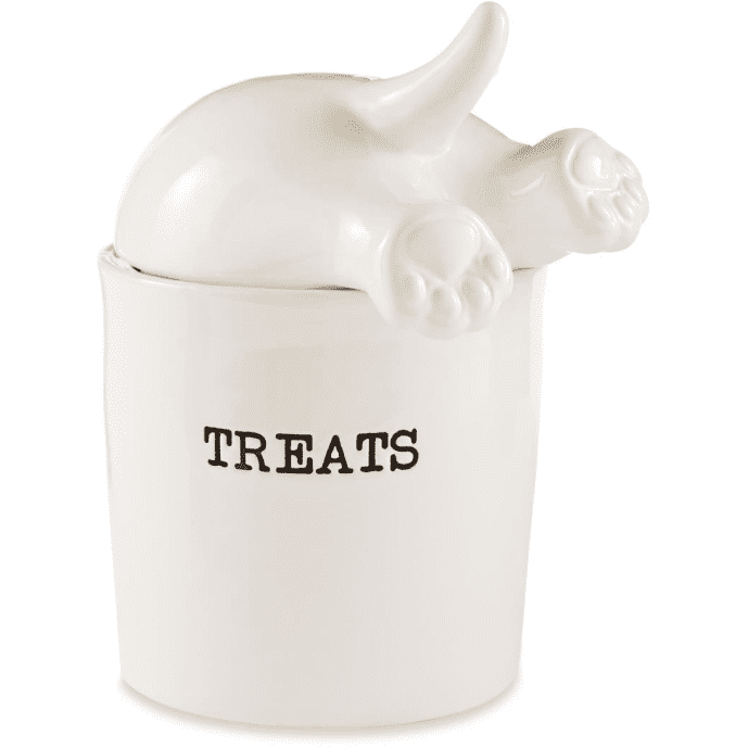 Dog Tail Treat Canister.