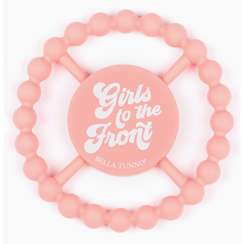 Girls to the front Happy Teether.