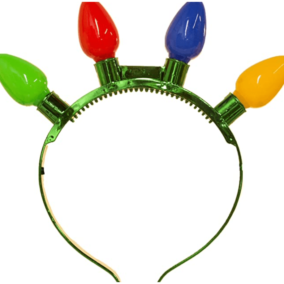 Light Up Christmas Bulb Headband.