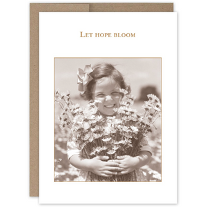Let Hope Bloom Encouragement Card SM703.
