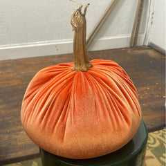Large Velvet Pumpkin.