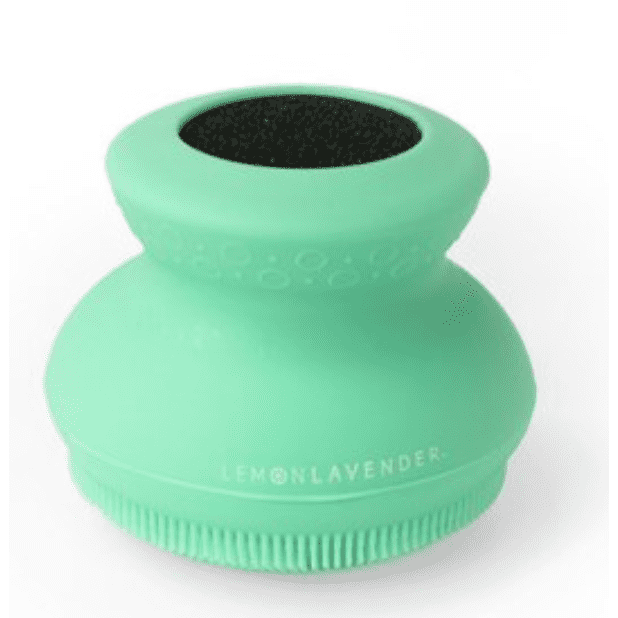 In - Shower Silicone Brush - White Farmhouse Flowers