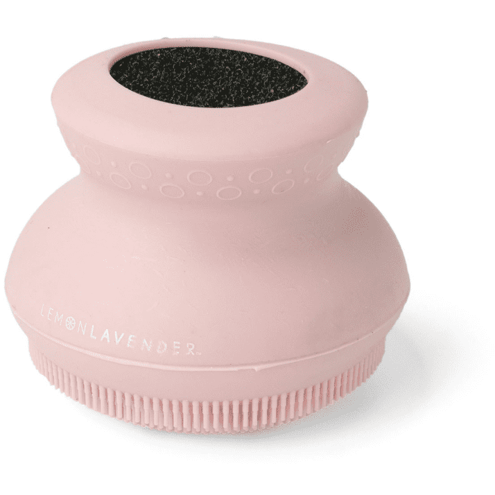 In - Shower Silicone Brush - White Farmhouse Flowers