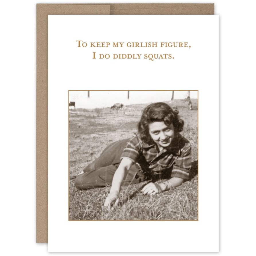 Keep my girlish Birthday Card SM583 - White Farmhouse Flowers