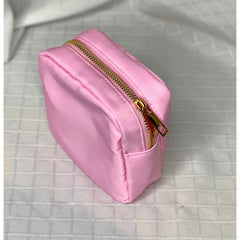 Light Pink Mini Nylon Cosmetic Bag