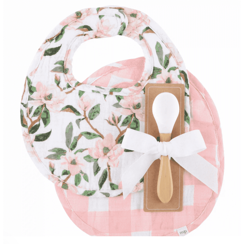 Magnolia Bib & Spoon Set.