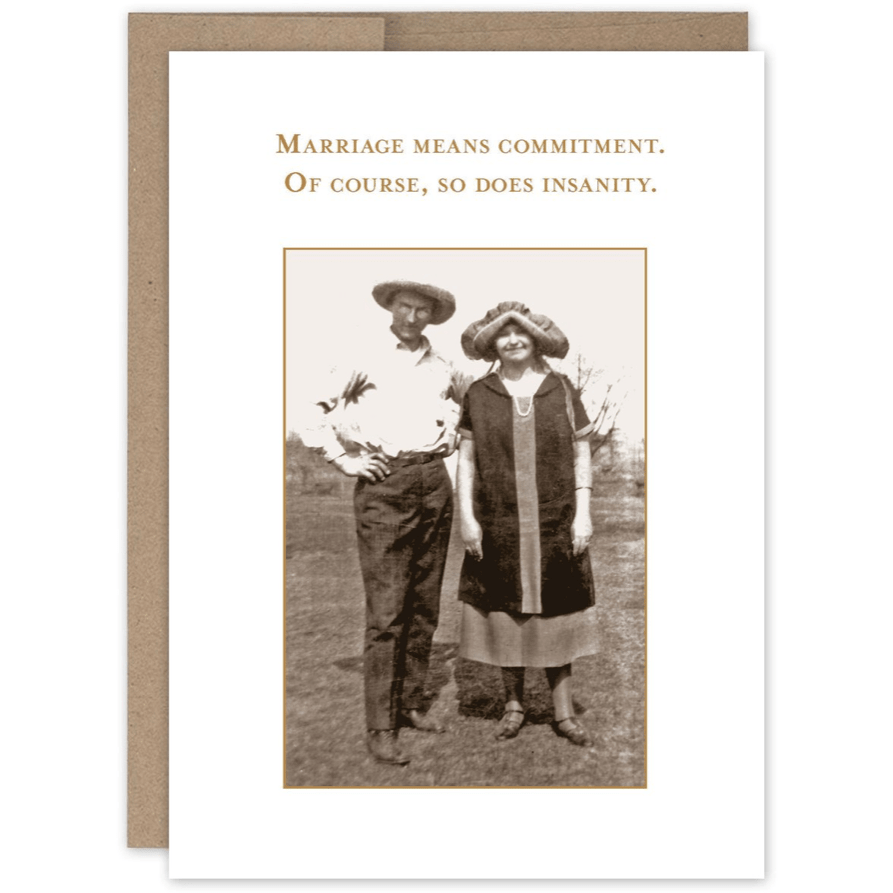 Marriage Commit Anniversary Card SM089 - White Farmhouse Flowers
