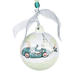 Just Married Car Ornament.