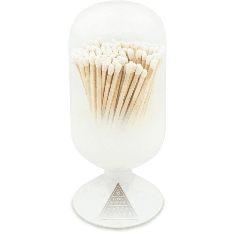 Match Cloche White Tips.