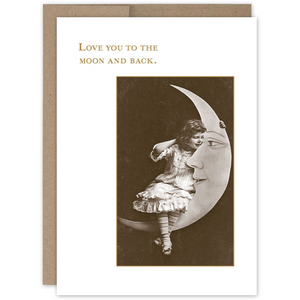 Moon and Back XO Card SM152.