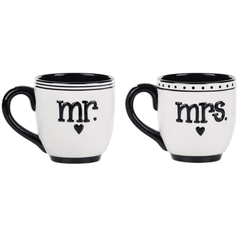 Mr and Mrs Coffee Mug Set.