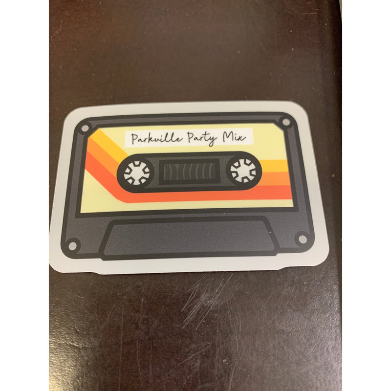 Parkville Party Mix Sticker.