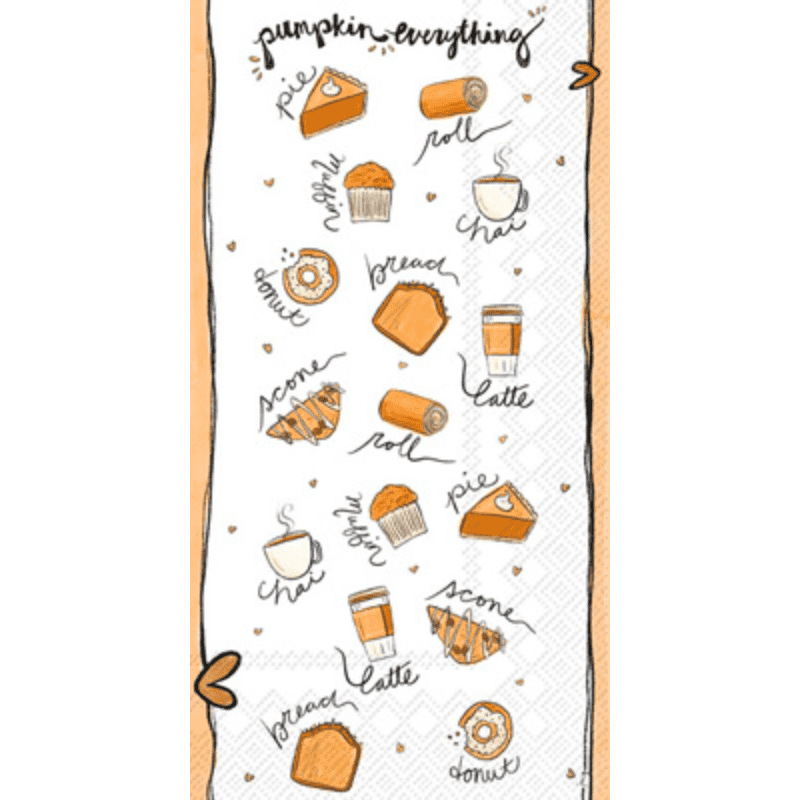 Pumpkin Everything Guest Towel.