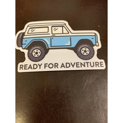 Ready for Adventure Sticker.