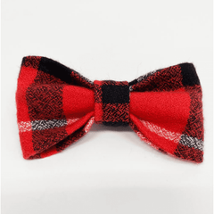 Red Bow Tie Dog Collar