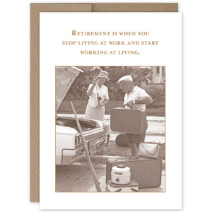 Work at living Retirement Card SM682.