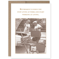 Work at living Retirement Card SM682.