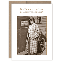 Roll my Eyes-What a Hoot Card SM611.