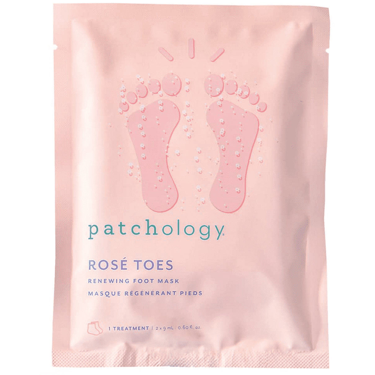 Rose' Toes Foot Mask - White Farmhouse Flowers