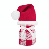 Santa Blanket and Hat Set.
