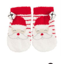 Santa Chenille Rattle Toes.