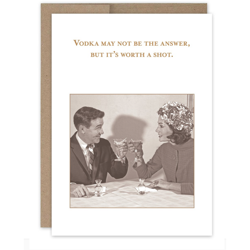 Worth a Shot  Birthday Card SM711.