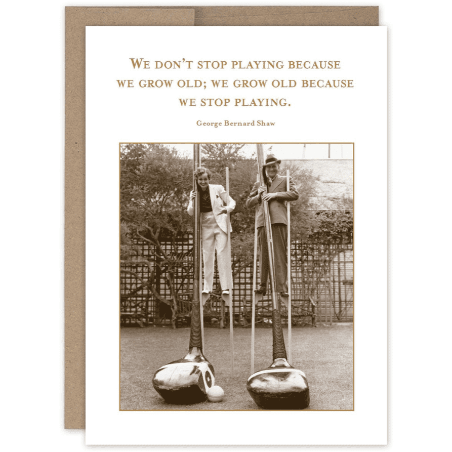 Stop Playing Birthday Card SM668.