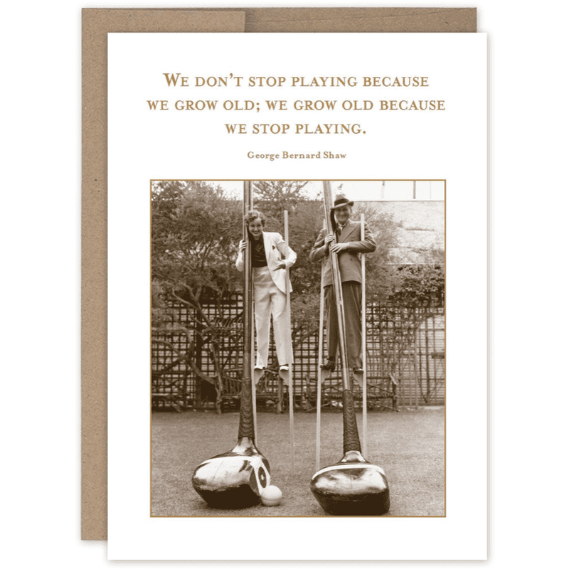 Stop Playing Birthday Card SM668.