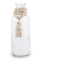 Tassels Bud Vase with Beads.