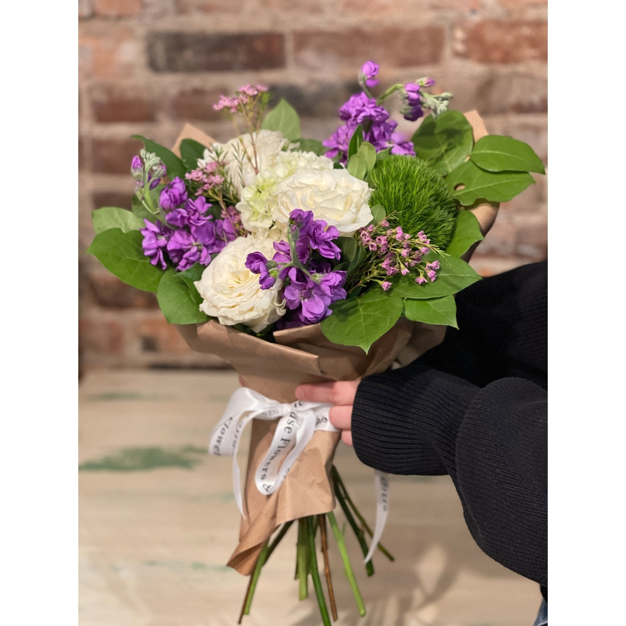 Wrapped Floral Subscription (Delivery Included) - White Farmhouse Flowers